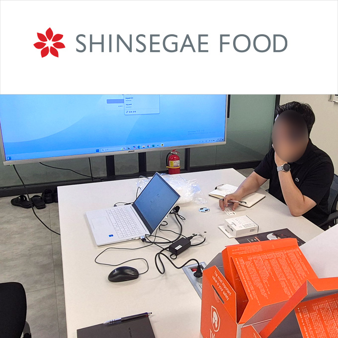 Shinsegae Food product setup and usage training